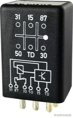 HERTH BUSS ELPARTS 75898262 -  Реле, топливный насос